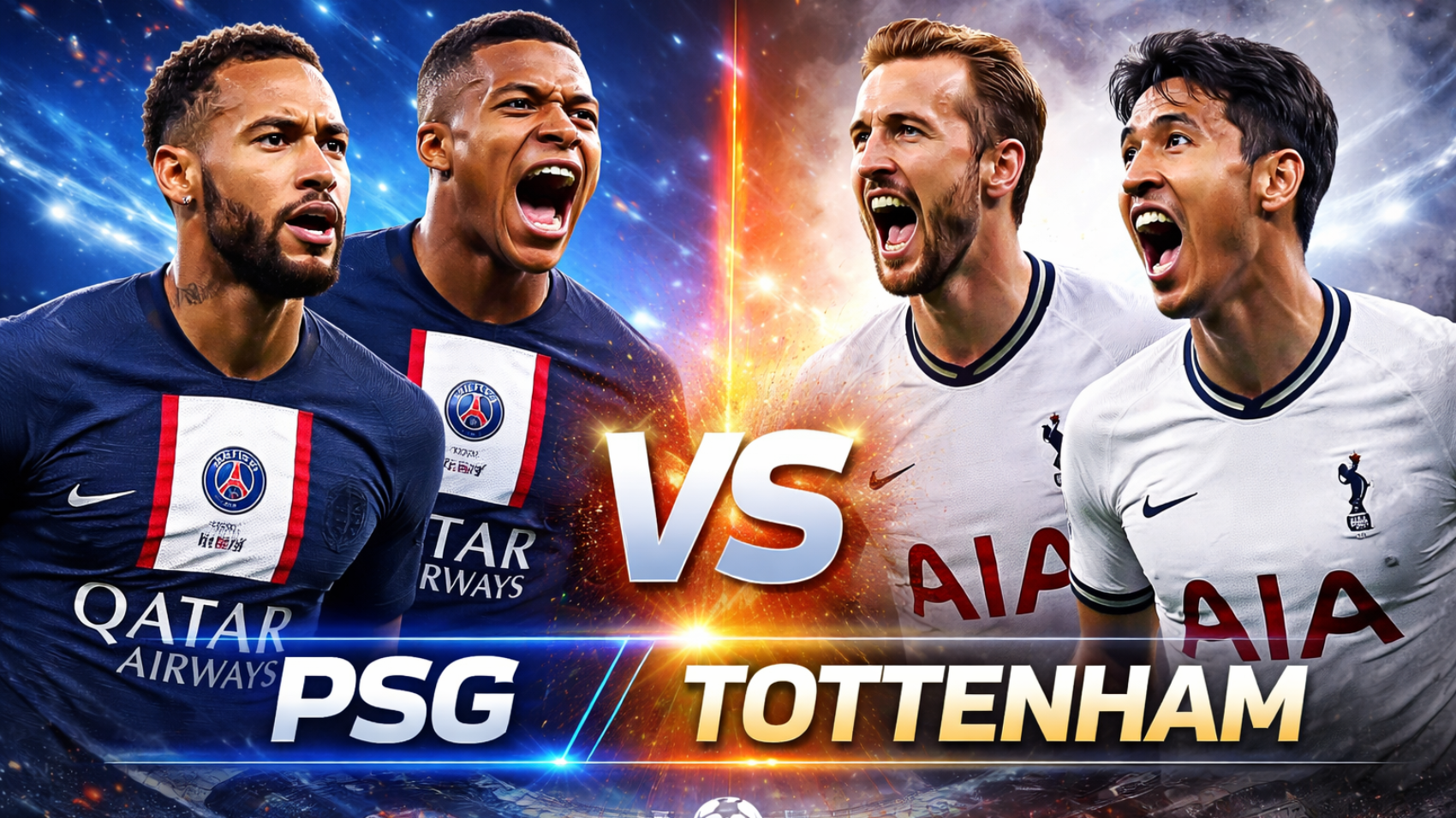 PSG vs Tottenham