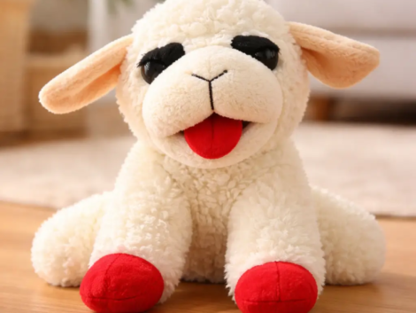 lambchop dog toy