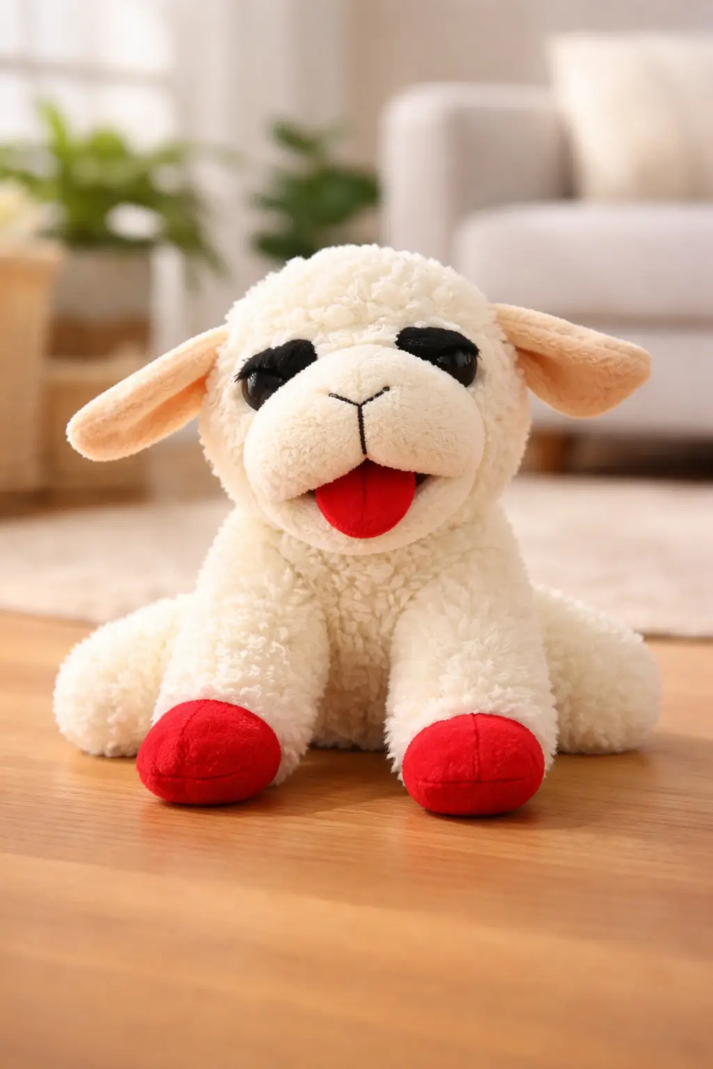 lambchop dog toy