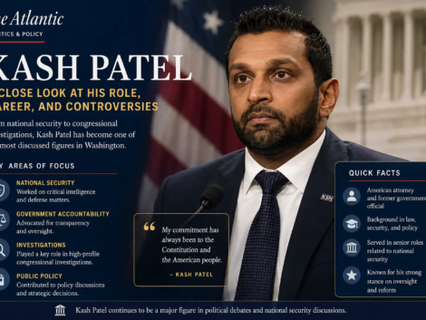 Kash Patel with U.S. Capitol background